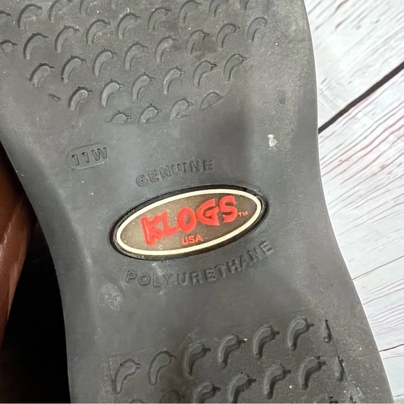 KLOGS Dusty Men's Brown Slip-On Clogs 11W - Picture 3 of 15